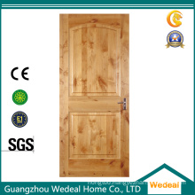 Solid Wooden Knotty Alder Door for Villa